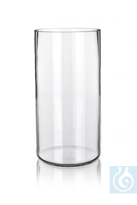 Specimen jar, dim. Ø 125 x H 210, with ground rim, Simax® borosilicate glass, type: 2500